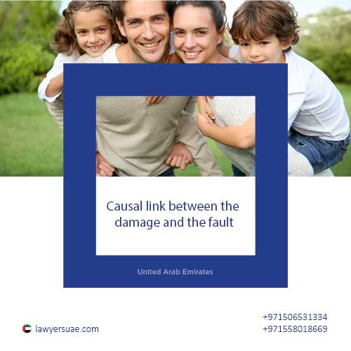 causal link between the damage and the fault