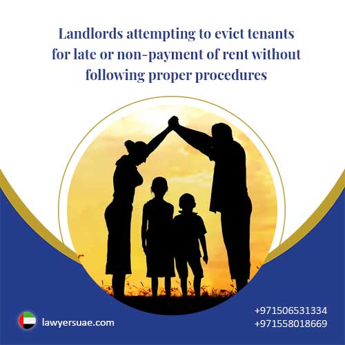 6 Landlords attempting to evict tenant