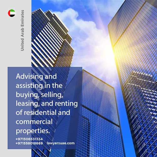 3 advising and assisting in the buying selling leasing and renting of residential and commercial properties