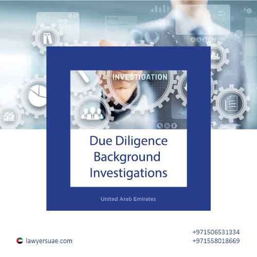 1 due diligence investigations